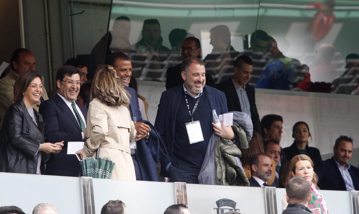 La afición cordobesista en el partido contra el Mallorca