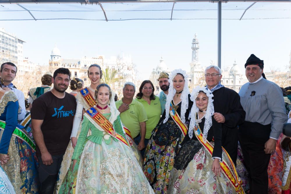 Las belleas, de visita en las Fallas