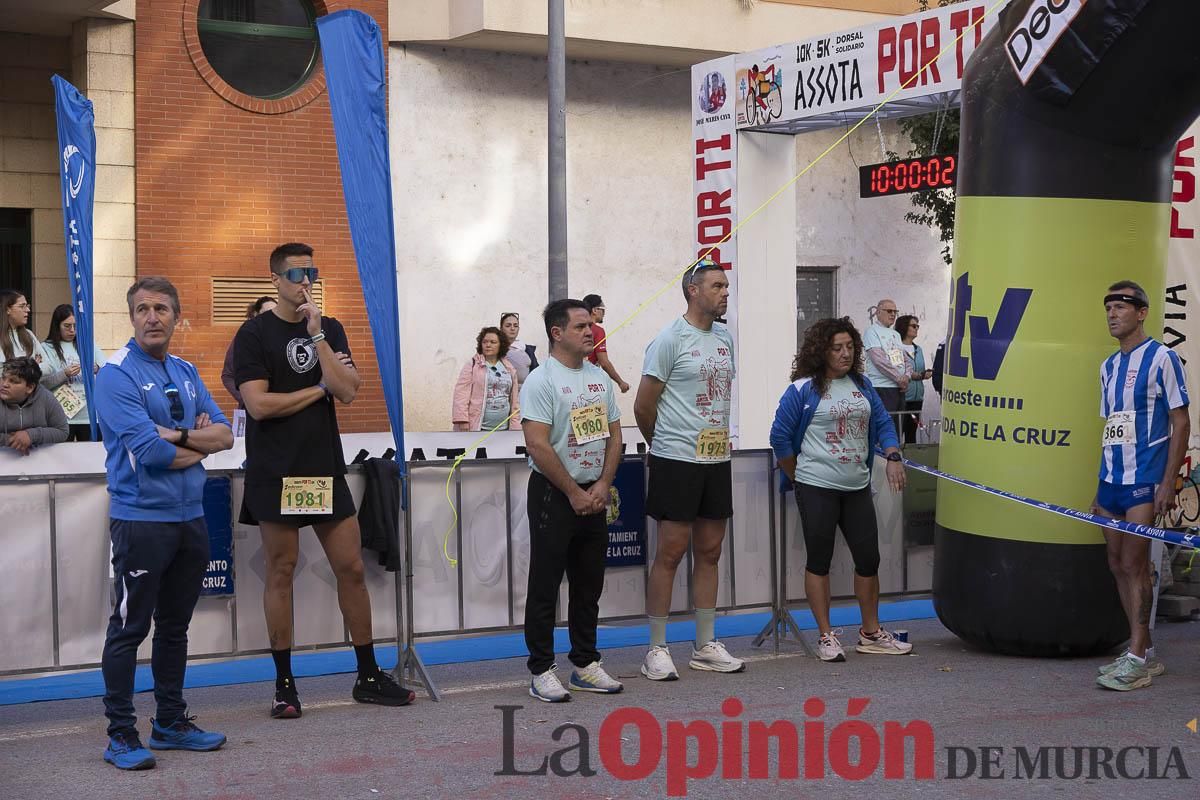 Carrera '10K Assota por ti' en Caravaca (salida y giro primera vuelta)