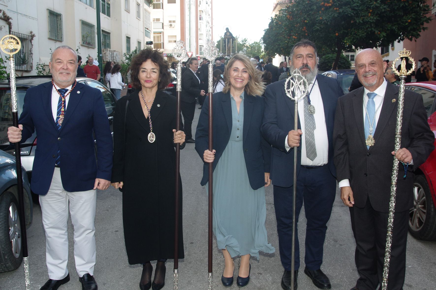 Procesión de la Inmaculada desde la parroquia de La Purísima