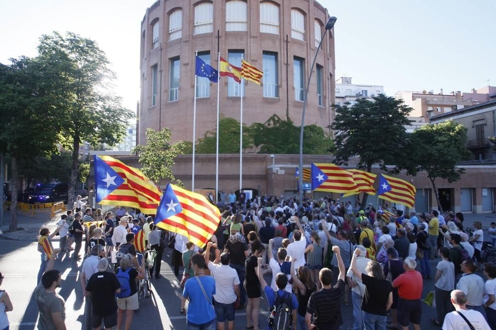 Concentració a Girona