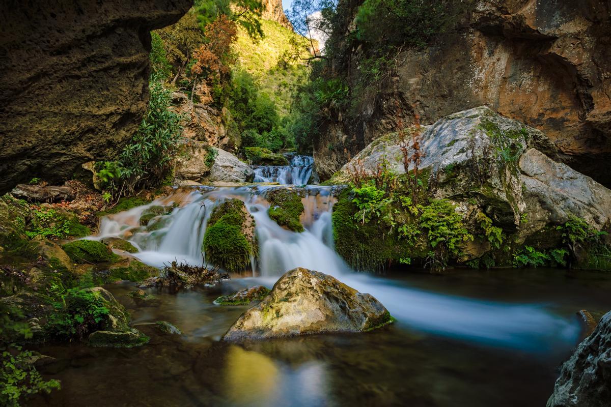 Cascades d'Akchour, Montañas del Rif, Marruecos.
