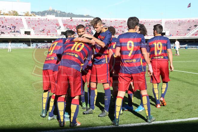 Youth League FC Barcelona Juvenil, 3 - AS Roma, 3