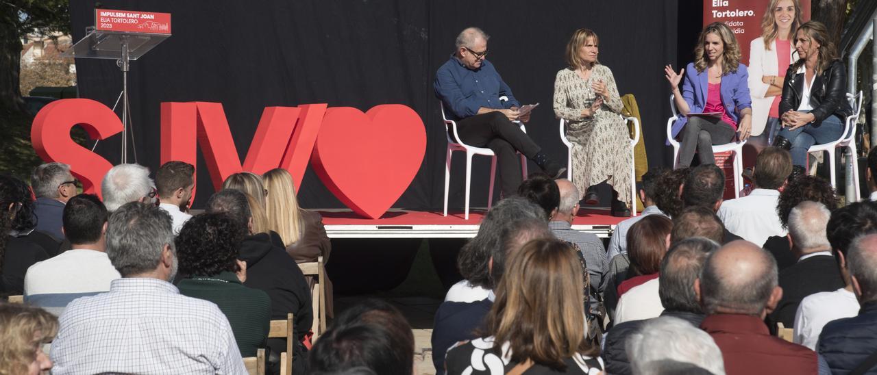 Valls, Moret, Tortolero i Menor en l&#039;acte celebrat a Sant Jon aquest migdia