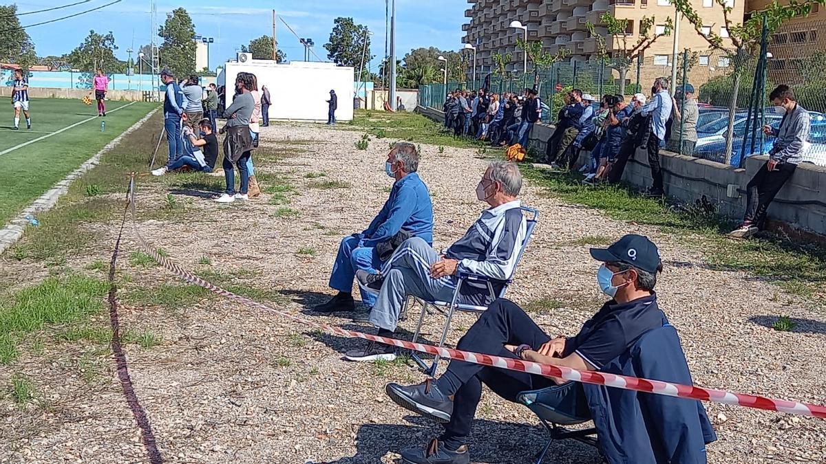 Los aficionados del Castellón B pudo ver a su equipo en Orpesa.