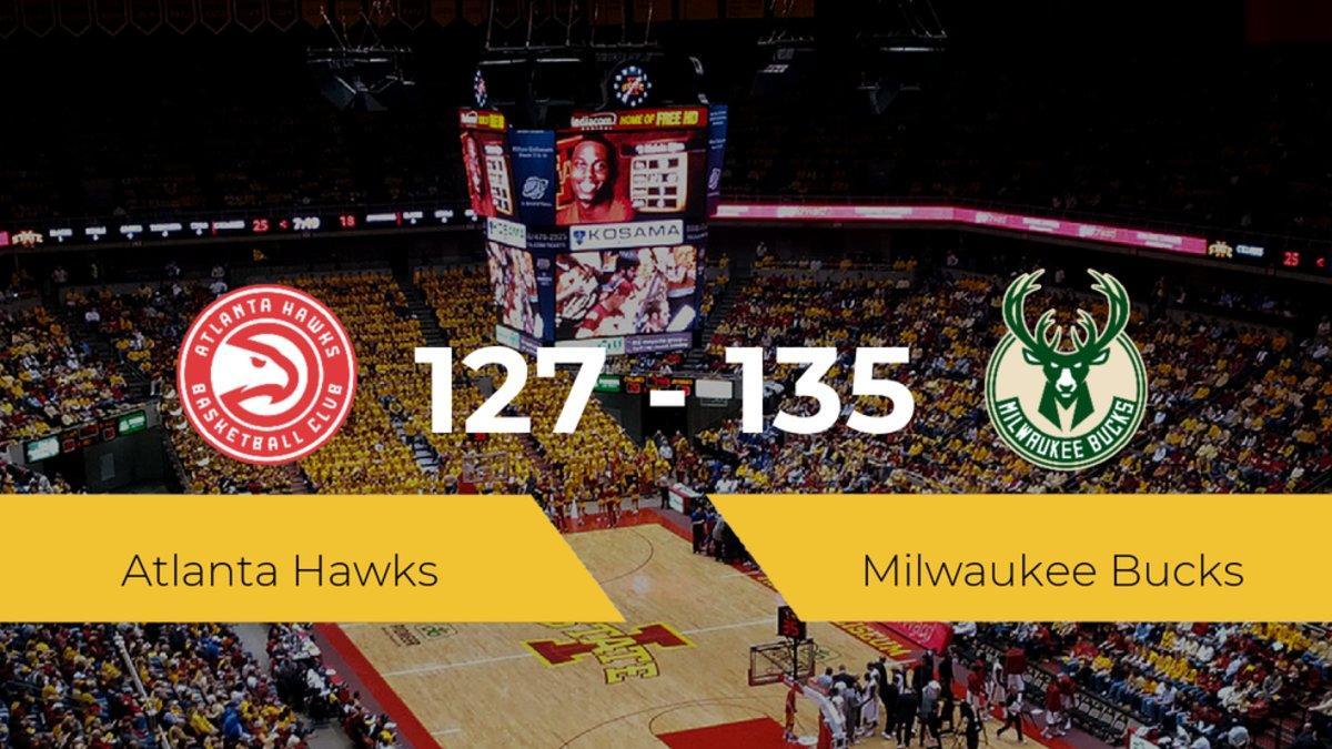 Milwaukee Bucks consigue derrotar a Atlanta Hawks en el State Farm Arena (127-135)