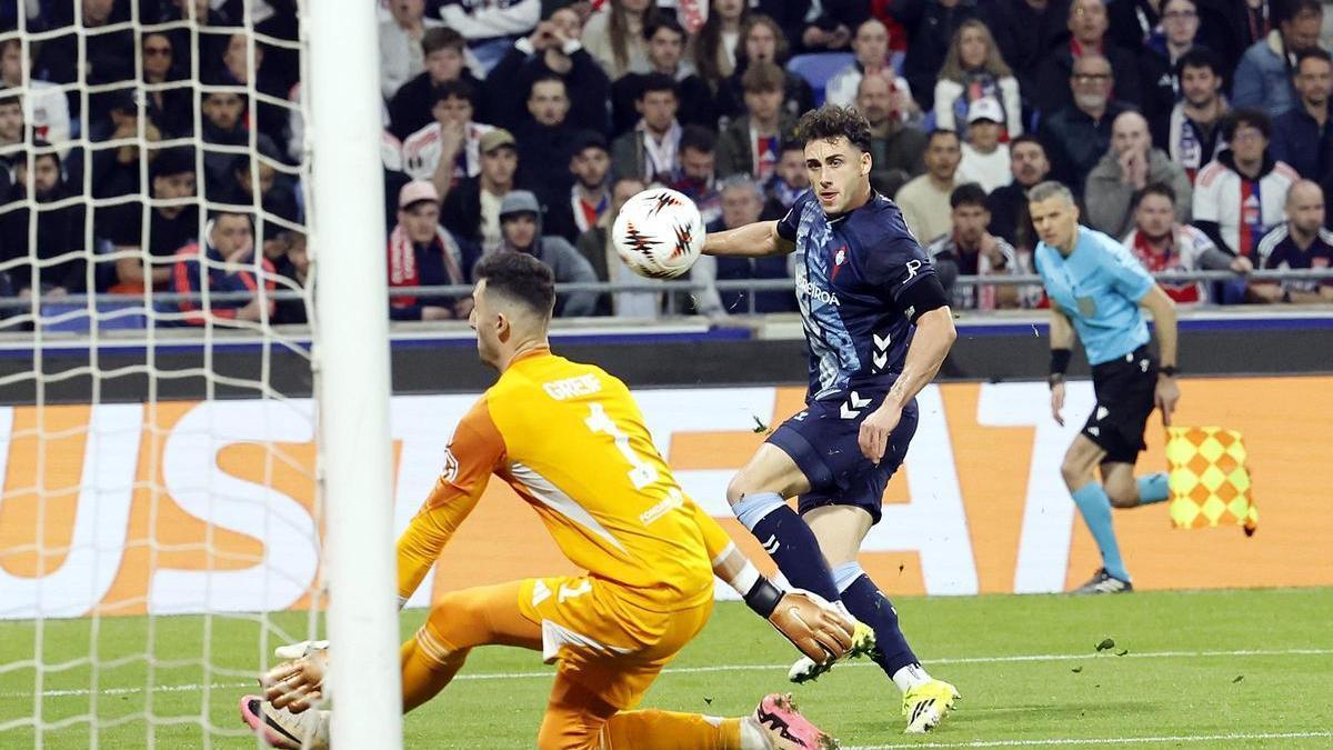 La victoria europea del Celta en Lyon, en imágenes