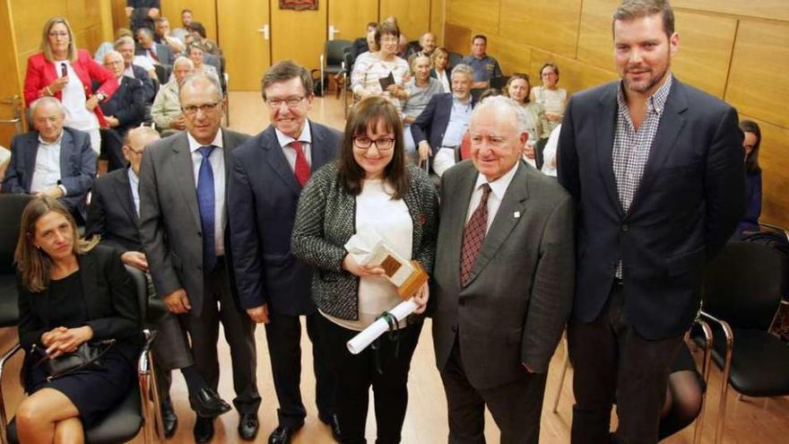 Entrega del Premio Xornalístico Manuel Reimóndez Portela a Raquel Campos Pico. // Bernabé/Luismy