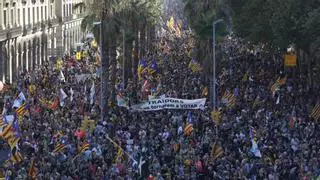 Mapa del recorrido de la manifestación de la ANC por la Diada de Catalunya 2023