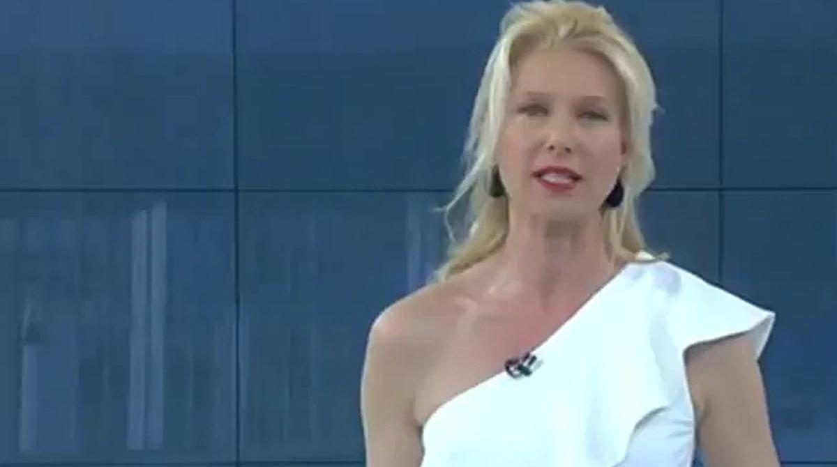 Imatges de l’error d’Anne Igartiburu durant el programa ’+Gente’.