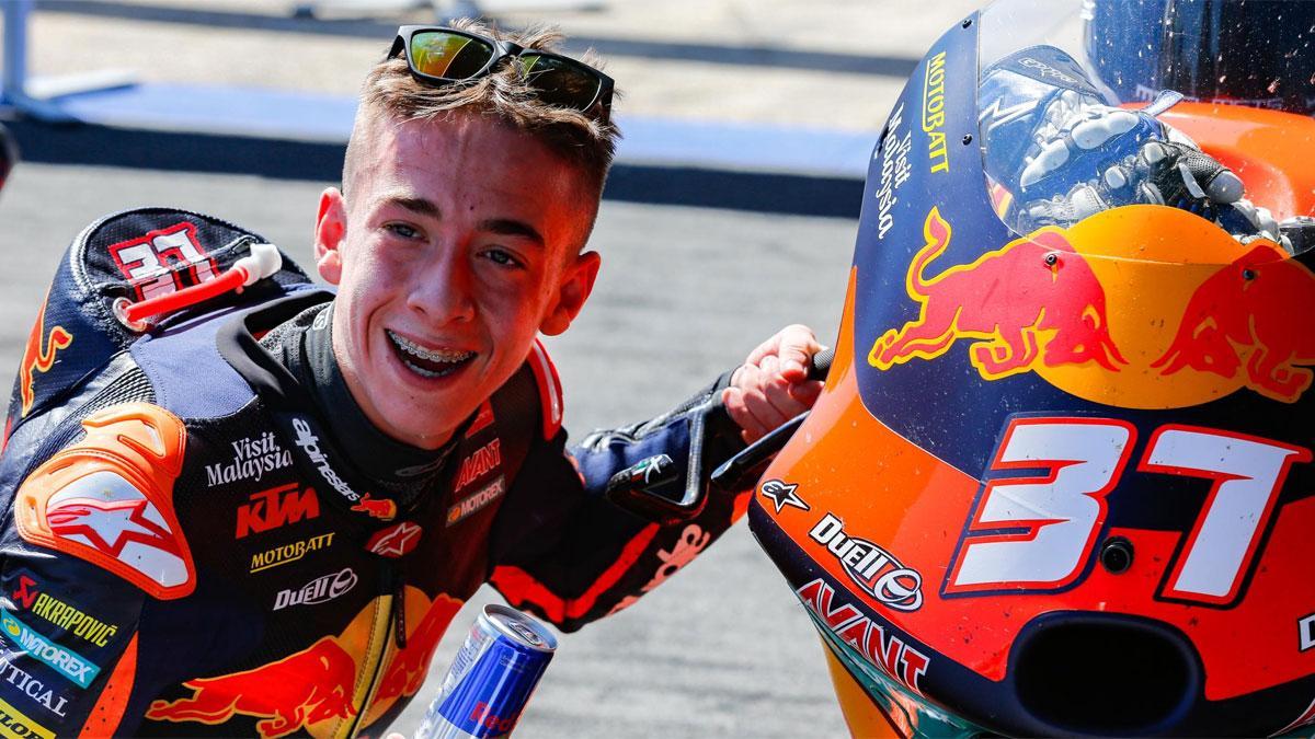 Pedro Acosta, líder de Moto3 y piloto revelación este año