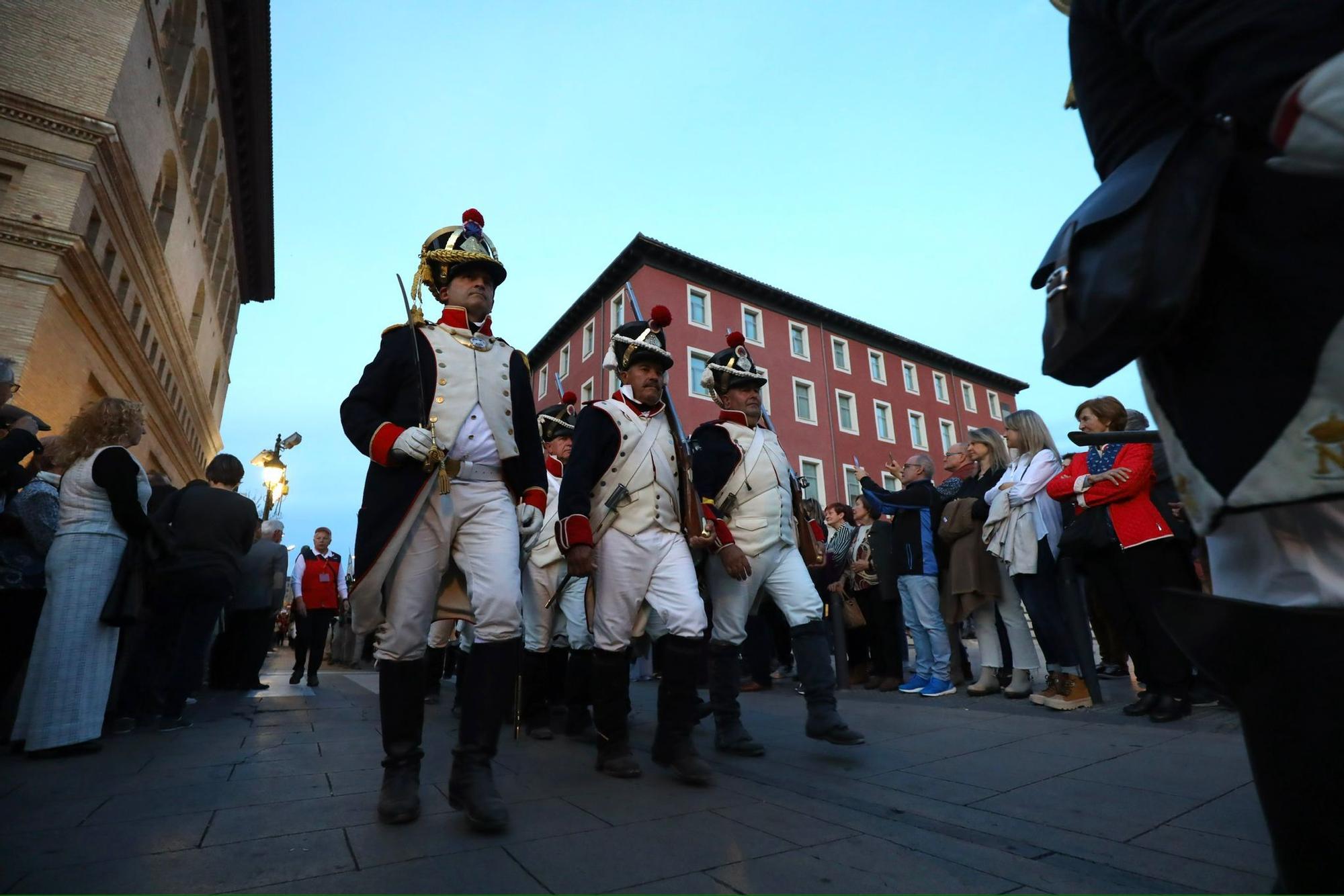 Zaragoza se engalana para recrear los Sitios de 1808