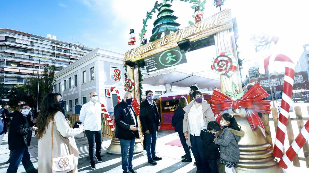 Inauguración del Mercado de Navidad en Alicante, imagen de hoy