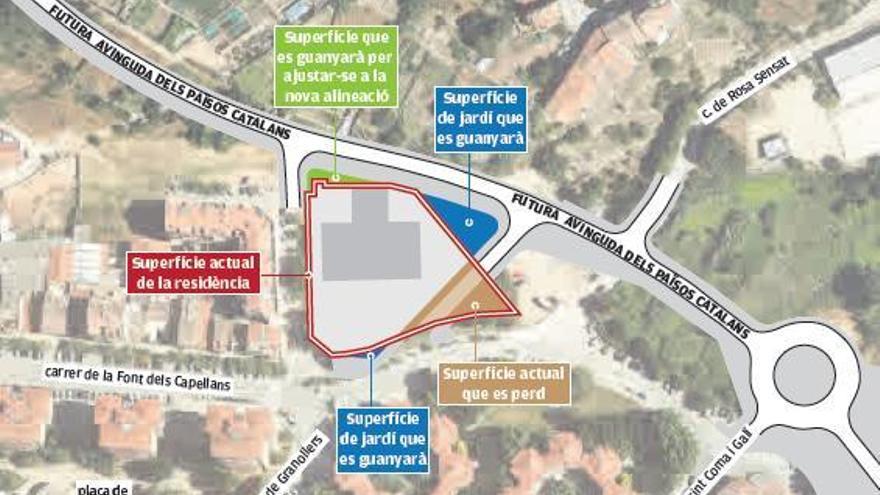 L&#039;Ajuntament de Manresa accelerarà les obres del nou jardí del geriàtric de la Font