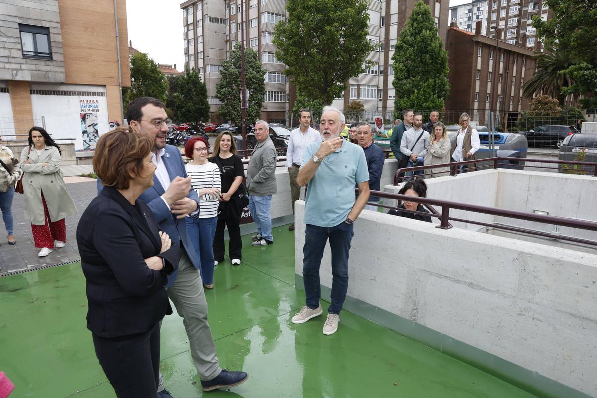 EN IMÁGENES: Así es el nuevo parking disuasorio de la avenida Portugal de Gijón