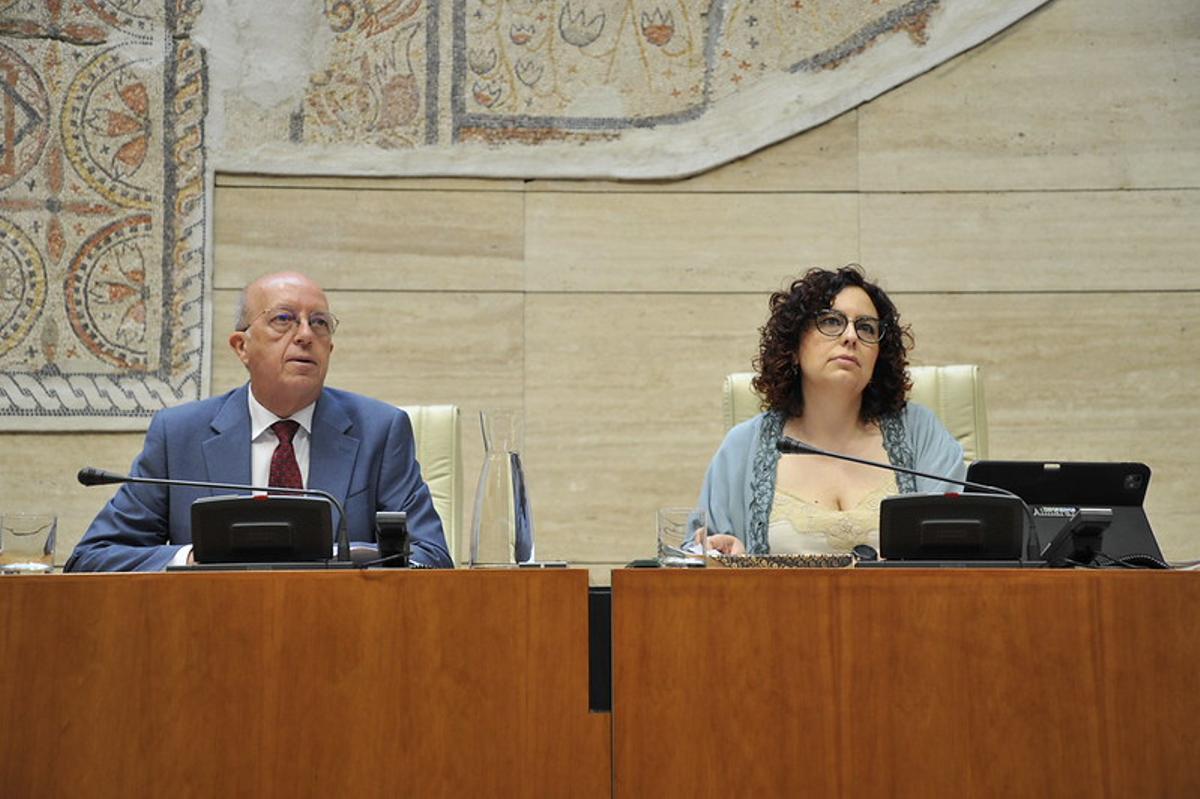Fotogalería | Sesión plenaria en la Asamblea de Extremadura