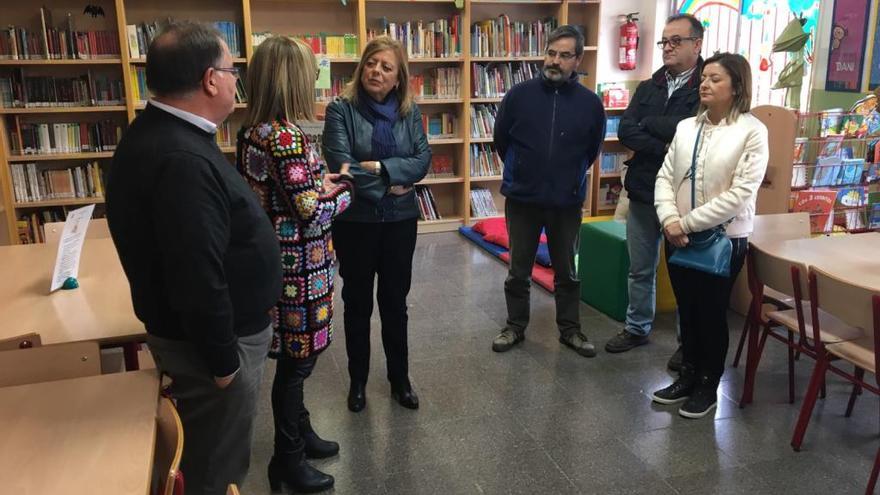 María Isabel Sánchez-Mora visitó el colegio de Educación Infantil y Primaria &#039;Nuestra Señora de las Ángeles&#039; de El Esparragal.