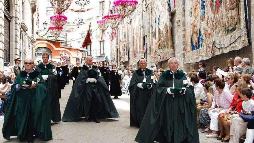 La procesión de la Virgen de la Concha protagoniza mañana los actos del Corpus