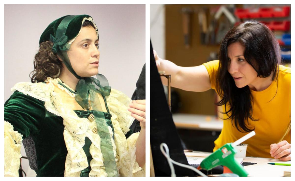 Mayra Fernández (izquierda) y Nuria Trabanco, en dos imágenes de archivo.