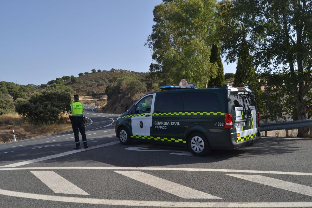 Patrulla de Tráfico de la Guardia Civil.