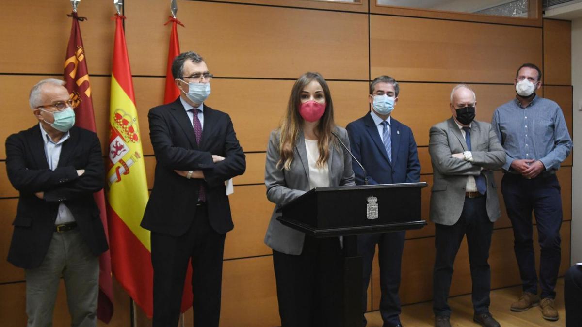 Varios ediles del PP comparecieron ayer para anunciar el archivo de las diligencias | ISRAEL SÁNCHEZ