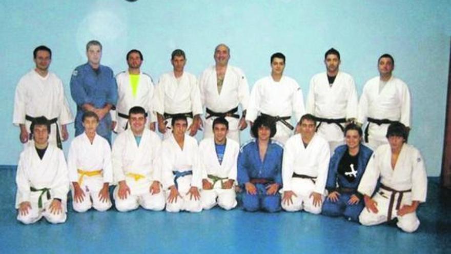 Equipo del Club Judo Aller/ LNE