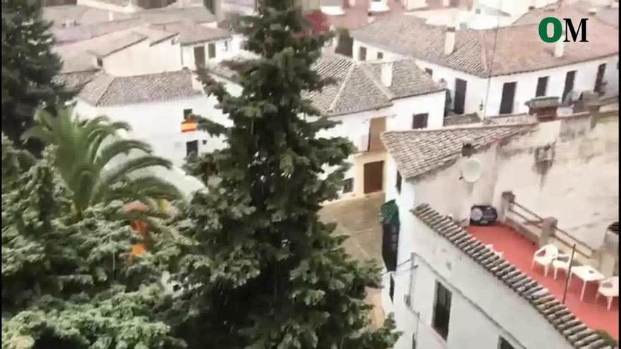 Nieve en Ronda y Yunquera