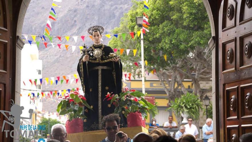 Procesión en honor a San Nicolás de Tolentino, en una imagen de archivo