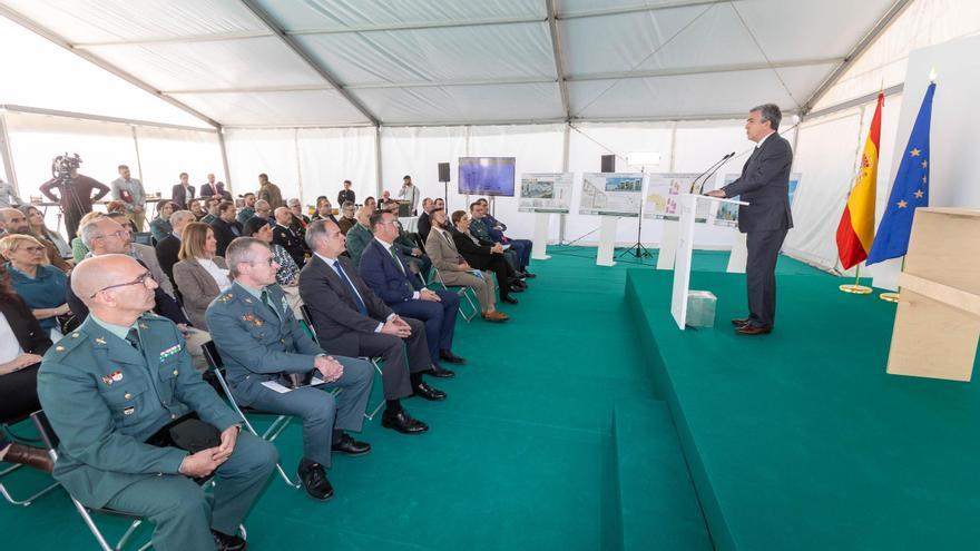 Mutxamel celebra un acto oficial de visita a las obras del nuevo cuartel de la Guardia Civil