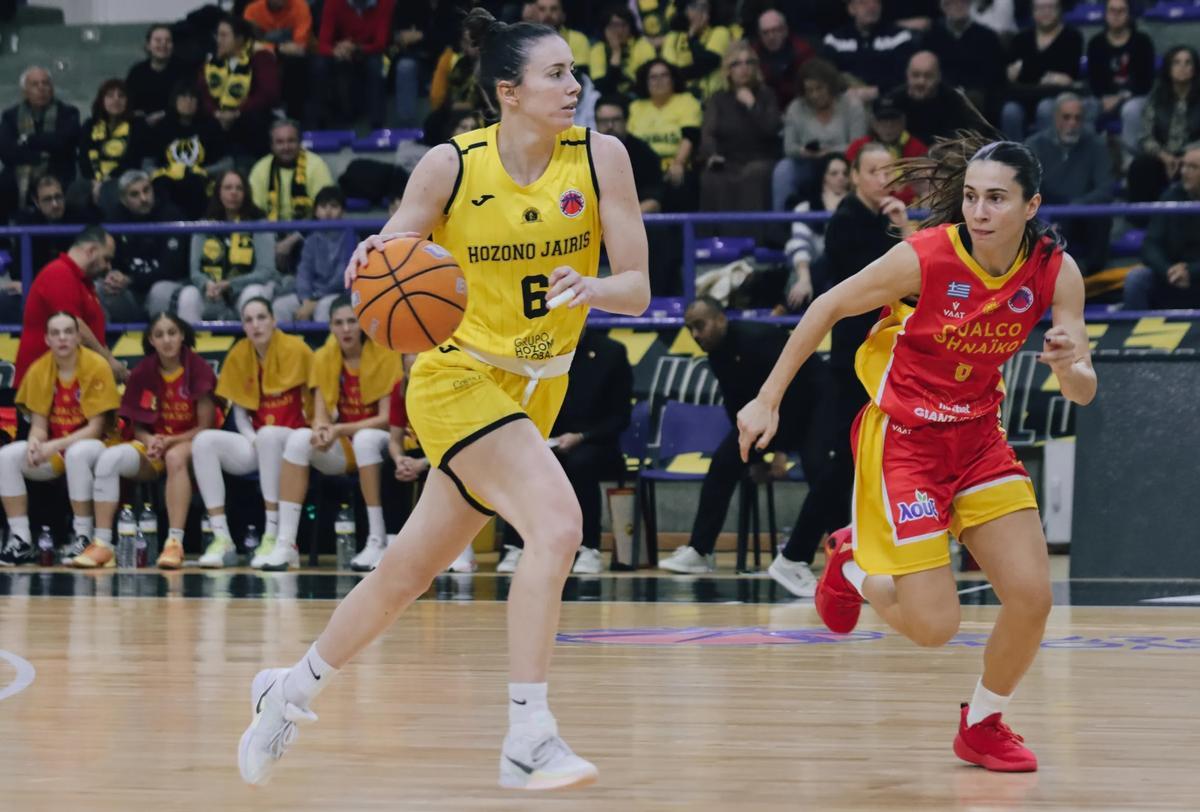 Aina Ayuso, del Hozono Global Jairis, durante el encuentro ante el Athinaikos.