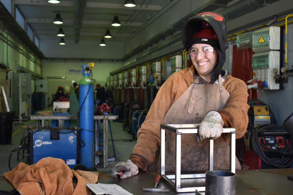 Alumnas en ciclos formativos masculinizados