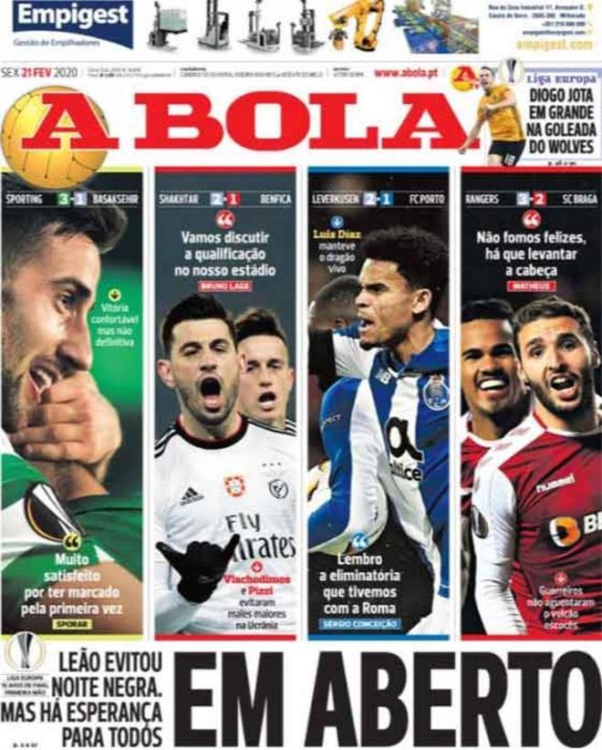 Las portadas del día en la prensa deportiva