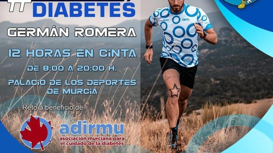 Germán Romera correrá doce horas seguidas por la diabetes