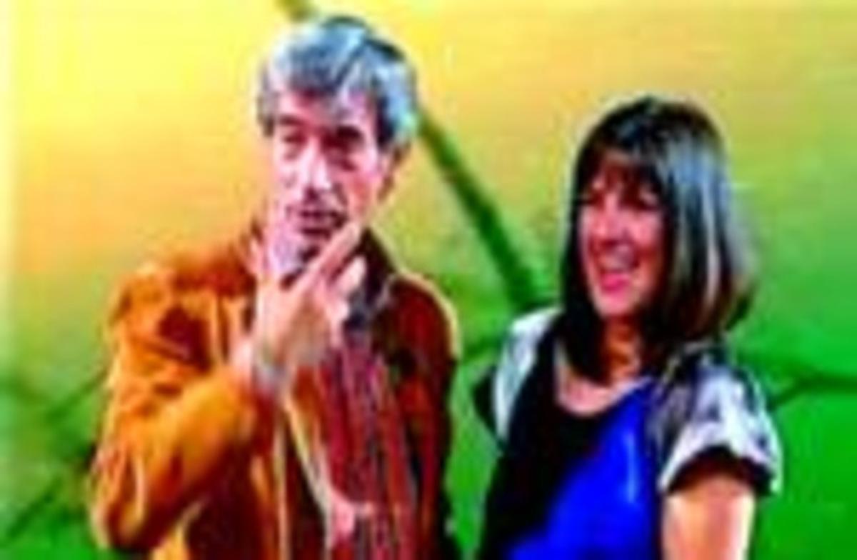 Imanol Arias amb Lorena Berdún (Balas de plata, TVE-1). Imanol Arias amb Lorena Berdún (Balas de plata, TVE-1).