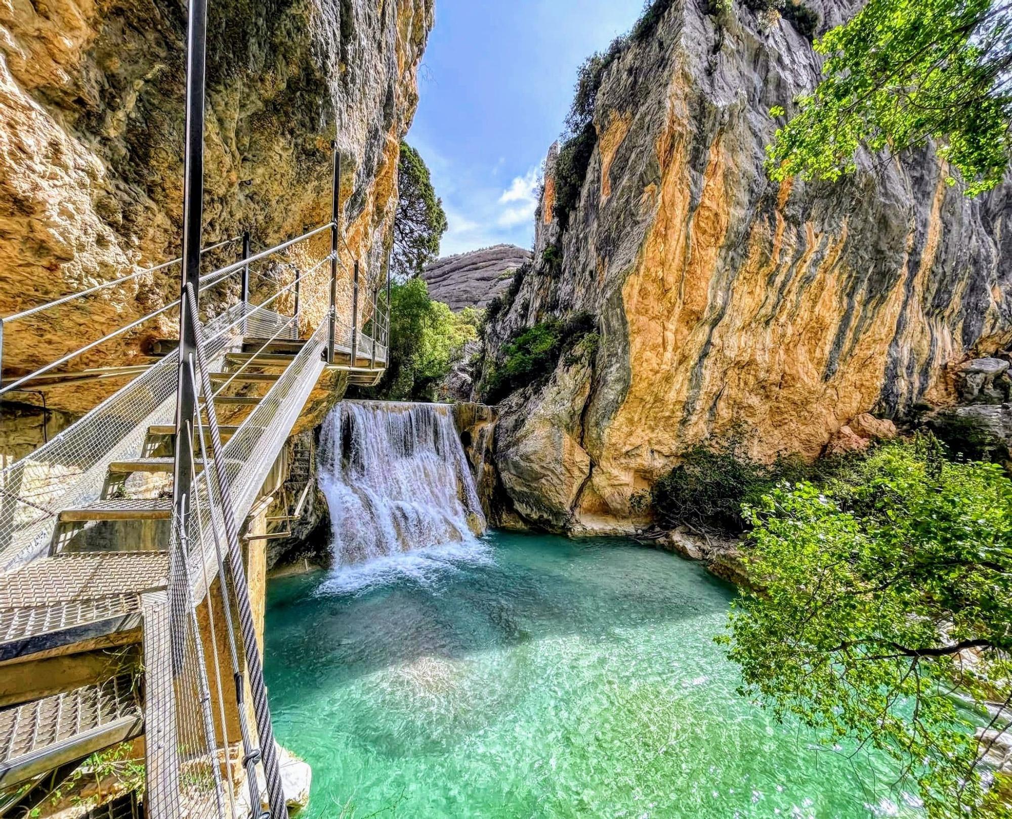 Uno de los tramos de las Pasarelas del Vero