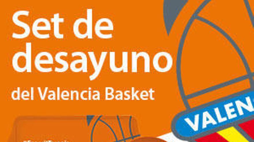 Set de desayuno de Valencia Basket por 1 euro