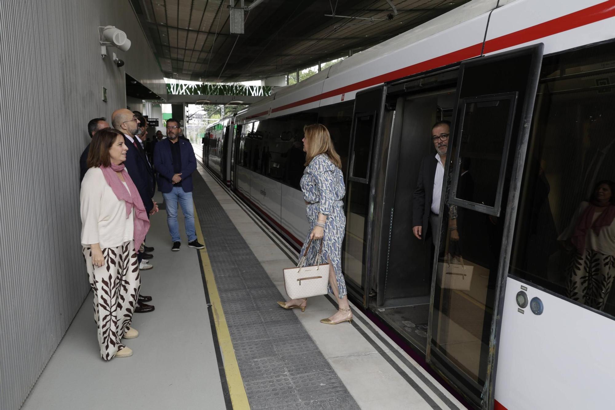 Así fue la inauguración del soterramiento de Langreo
