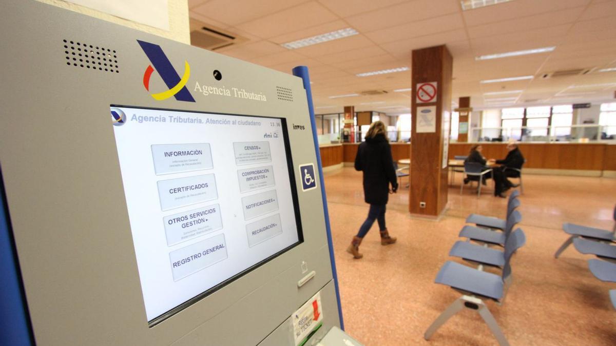 Oficinas de Hacienda en la ciudad de Zamora.