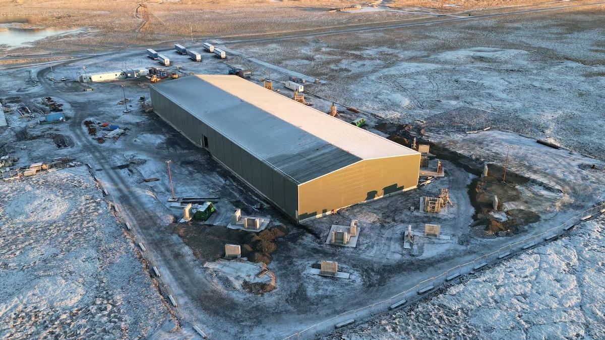 Aspecto que ofrece la nave principal de la factoría Mammoth