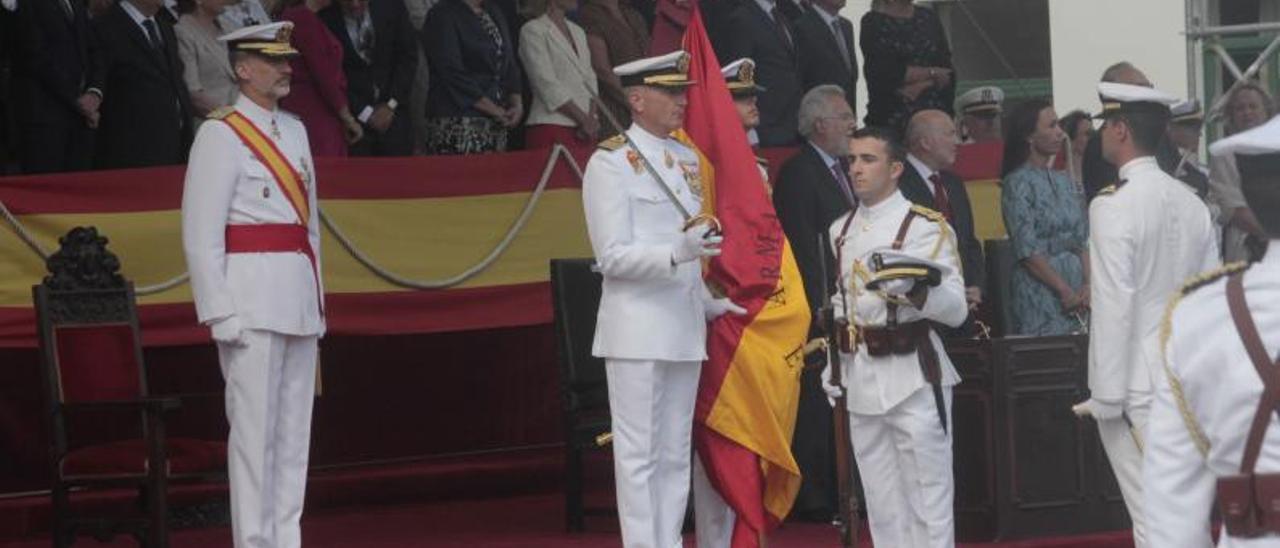 El Rey encabezó en 2019 la ceremonia de entrega de despachos y jura de bandera. |   // SANTOS A.