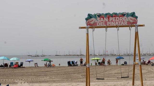 Una de las playas de Lo Pagán que fue intervenida por el Ayuntamiento gracias al nuevo paquete de mejoras.