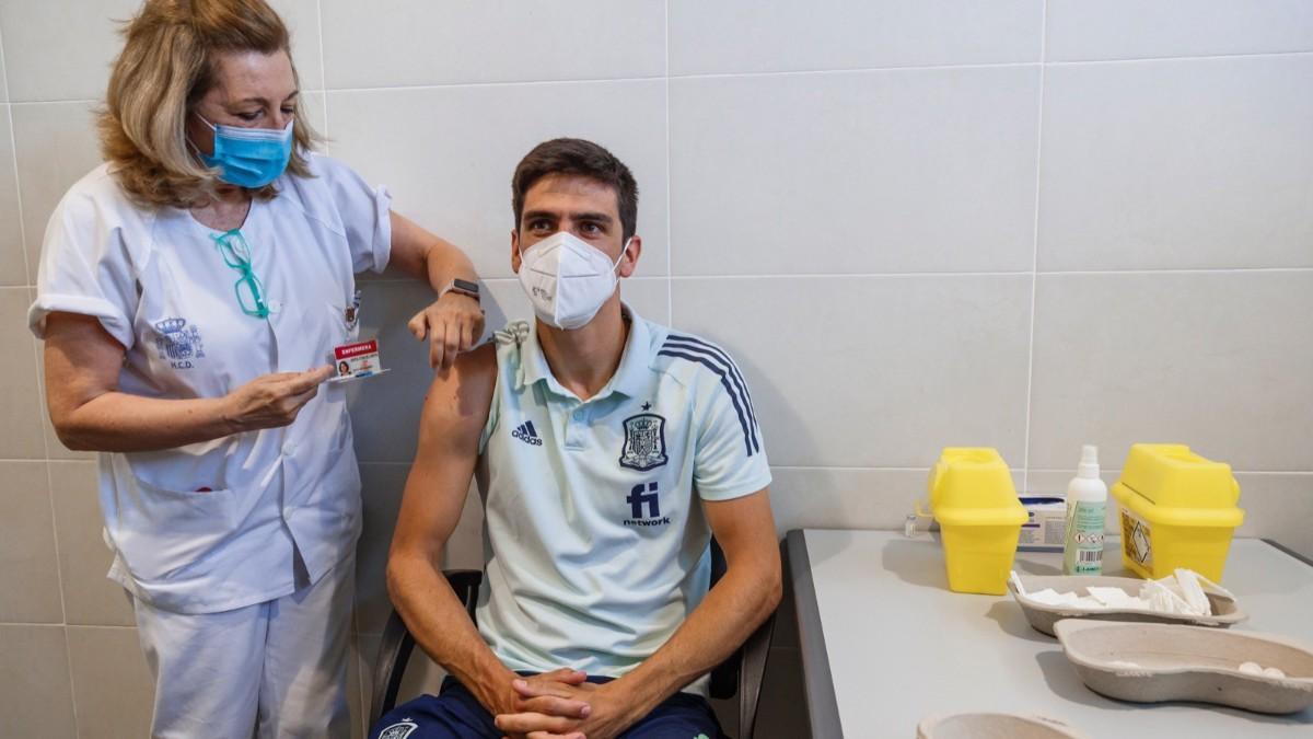 Los jugadores de la selección española, como Gerard Moreno, fueron vacunados antes de la Eurocopa y de los Juegos Olímpicos