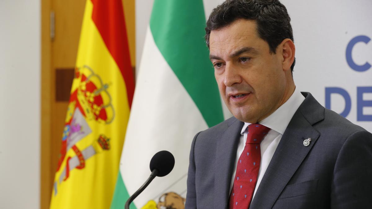 Juanma Moreno, presidente de Andalucía.