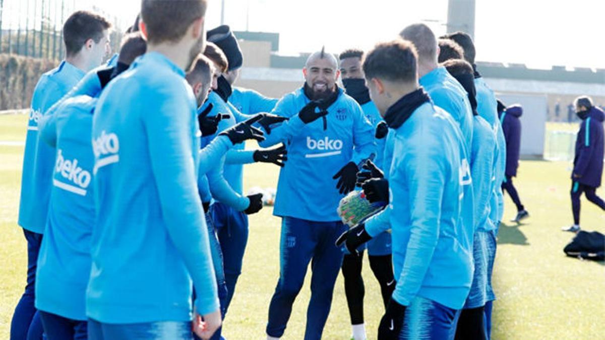 El Barça prepara el partido de Copa ante el Sevilla sin Dembélé