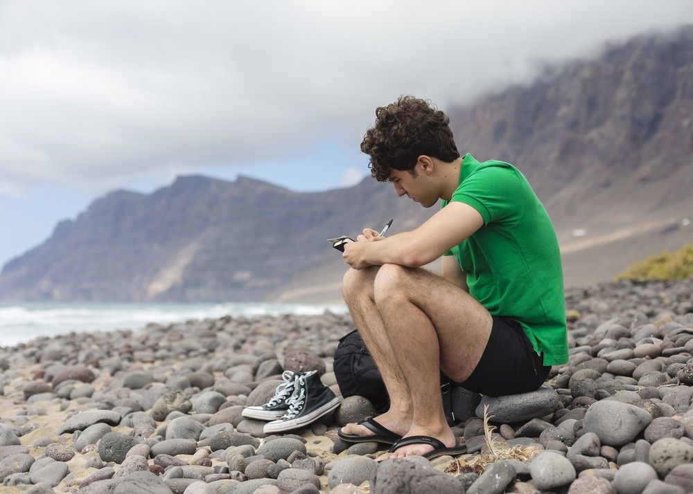 Rodaje en Lanzarote de 'Antes de la erupción', el último corto de Roberto Pérez Toledo