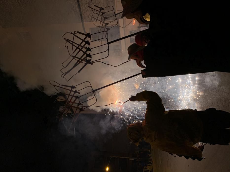 La mostra de foc del carnaval de Sallent