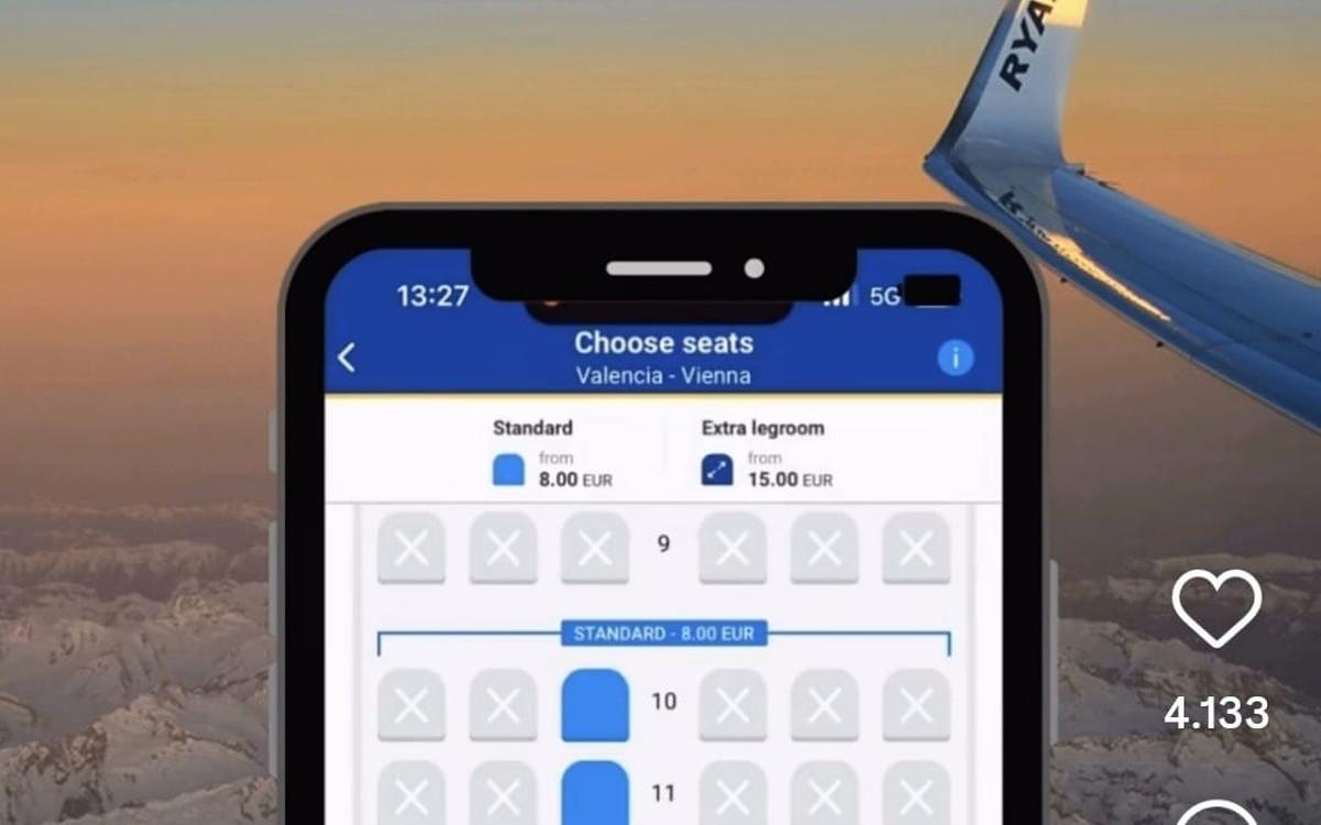 Mit ein paar Kniffen kann man angeblich vermeiden, dass Ryanair einem einen Mittelplatz zuteilt.
