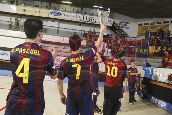 El Barça campeón de la Supercopa de Hockey Patines