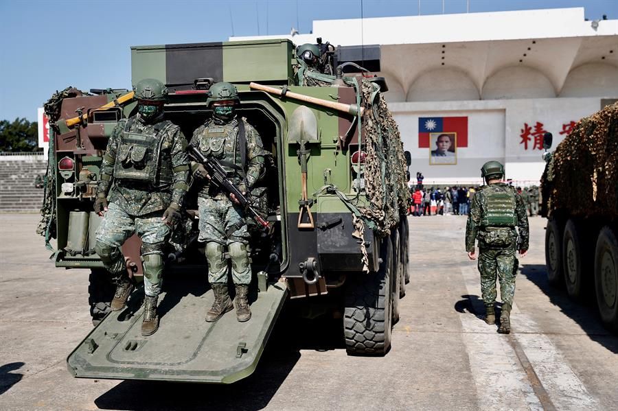 Militares taiwaneses, en unas recientes maniobras.