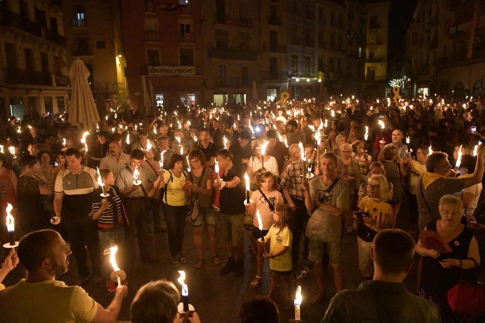 Marxa de torxes a Manresa